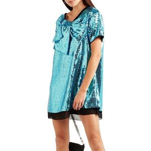 NWT Marc Jacobs bright blue sequin dress